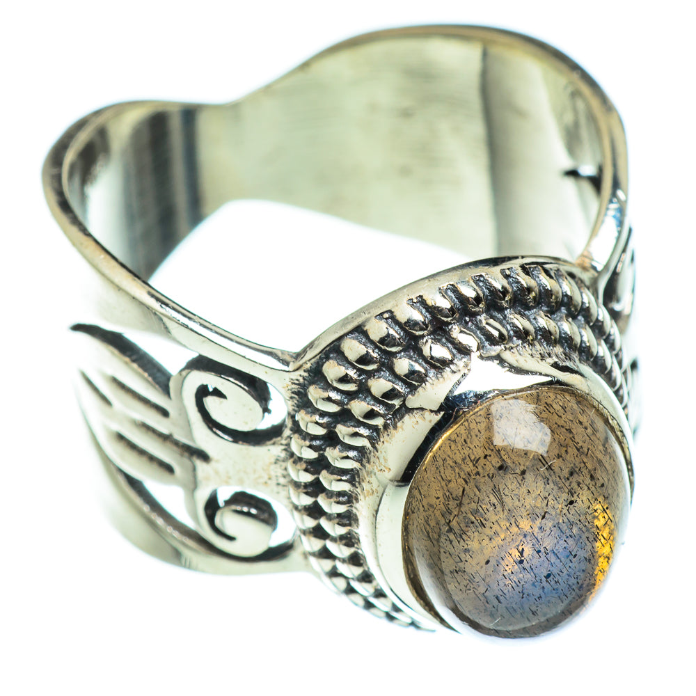 Labradorite Rings handcrafted by Anasilvercos - RING47012