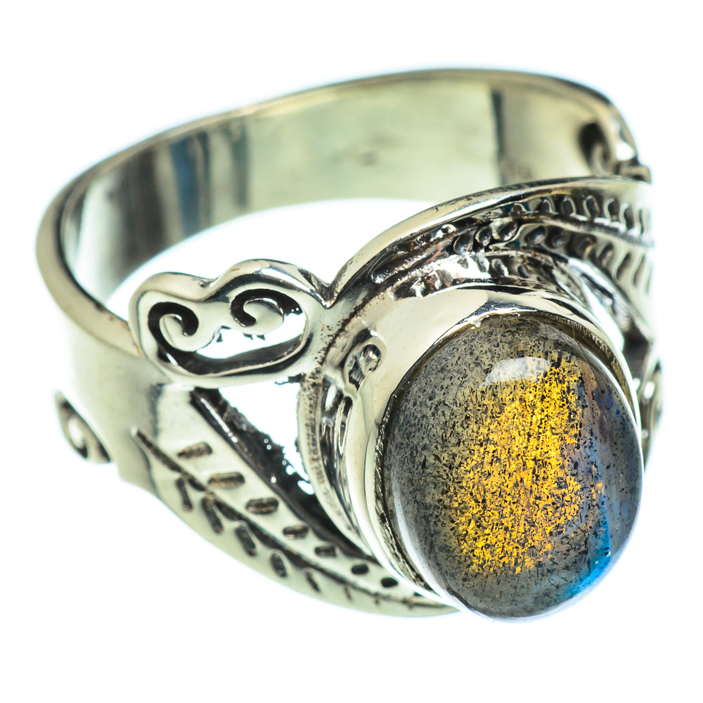 Labradorite Rings handcrafted by Anasilvercos - RING47025