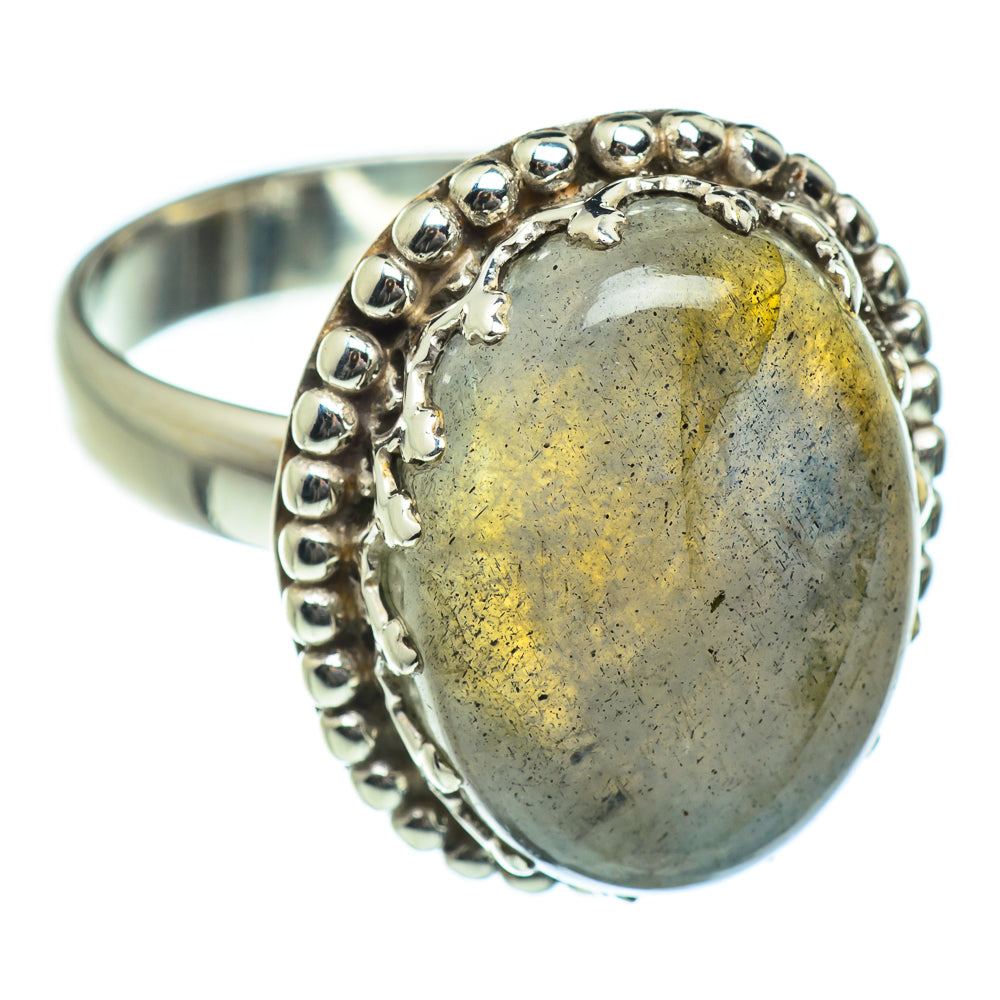 Labradorite Rings handcrafted by Anasilvercos - RING47040
