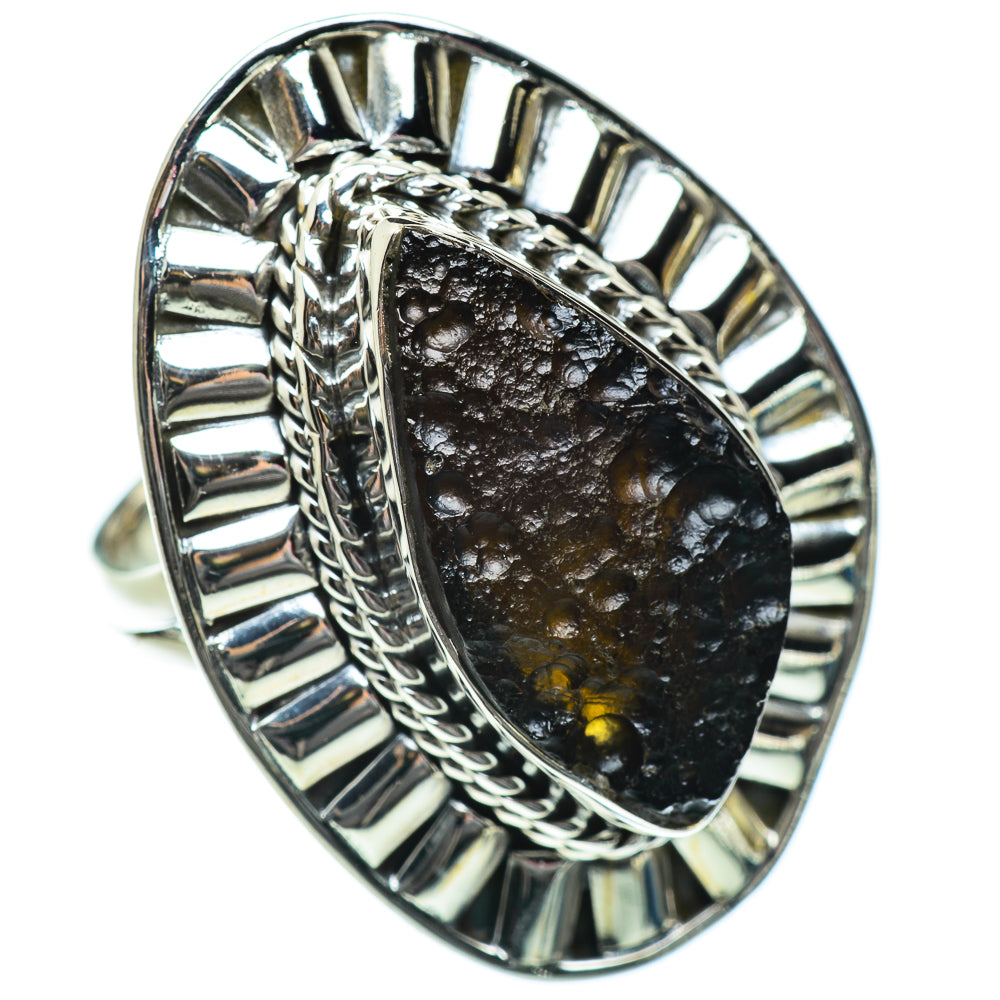 Tektite Rings handcrafted by Anasilvercos - RING47074