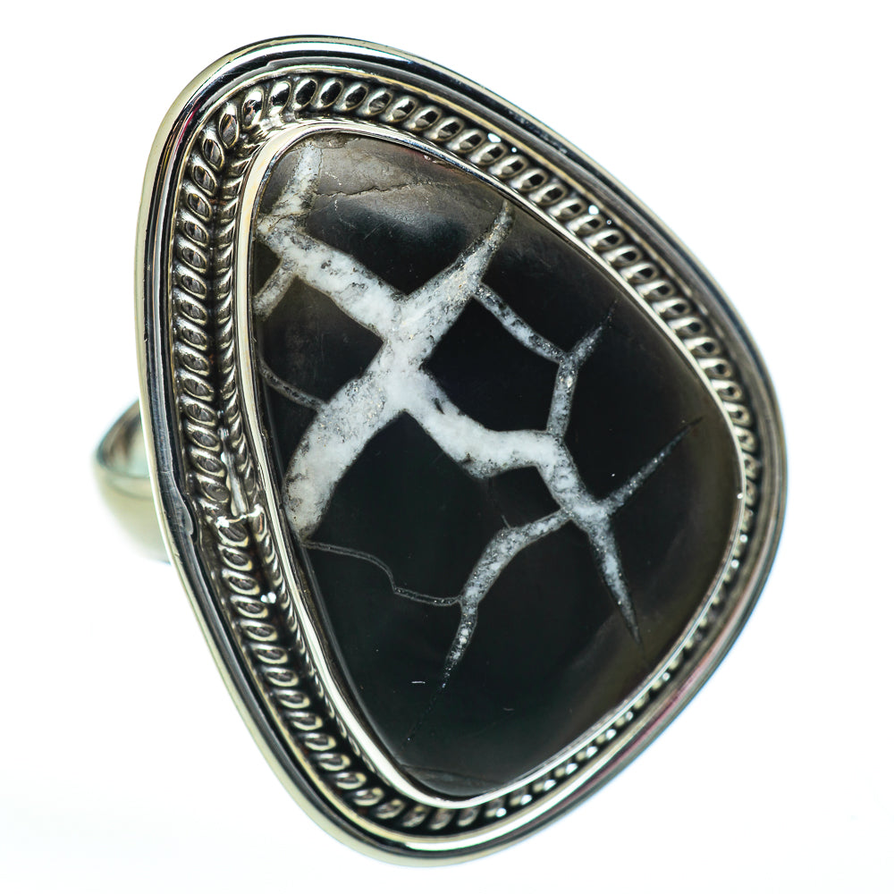 Septarian Geode Rings handcrafted by Anasilvercos - RING47139