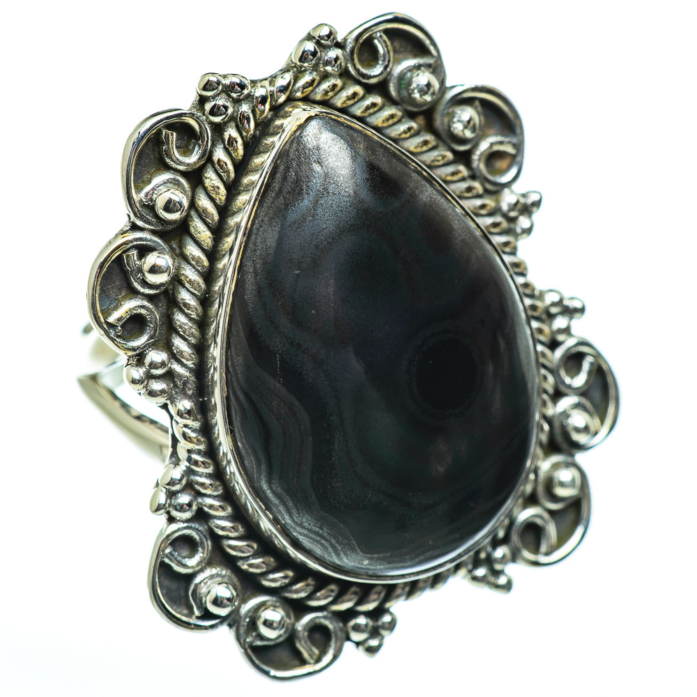 Psilomelane Rings handcrafted by Anasilvercos - RING47184