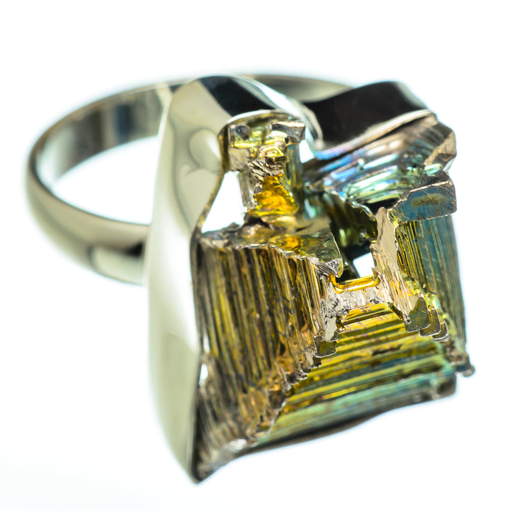 Bismuth Crystal Rings handcrafted by Anasilvercos - RING47321