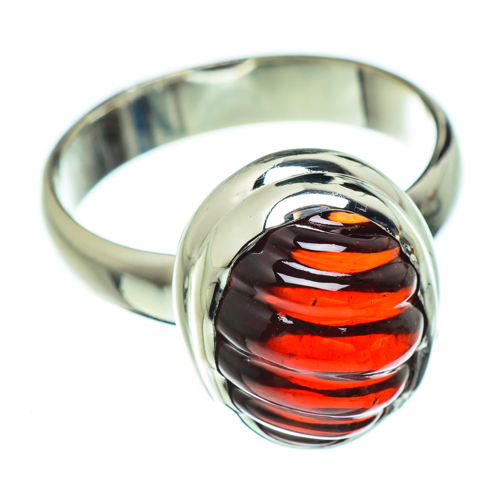 Garnet Rings handcrafted by Anasilvercos - RING47342