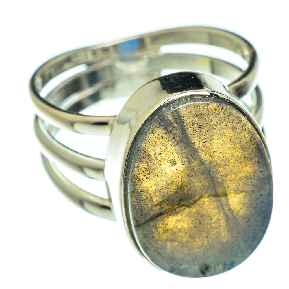 Labradorite Rings handcrafted by Anasilvercos - RING47455