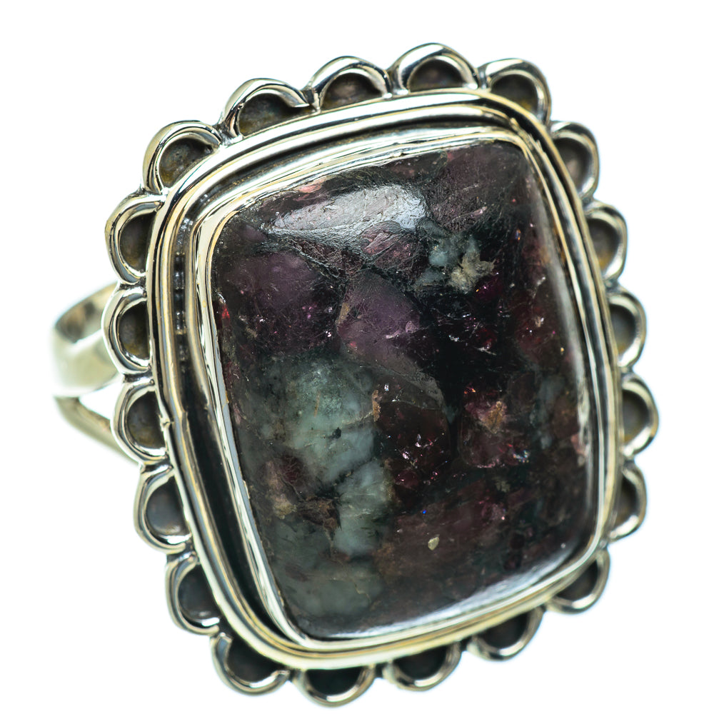 Russian Eudialyte Rings handcrafted by Anasilvercos - RING47477