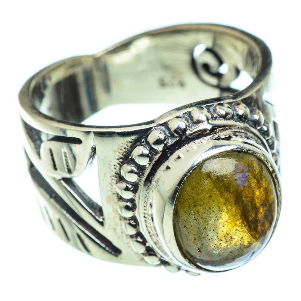 Labradorite Rings handcrafted by Anasilvercos - RING47559