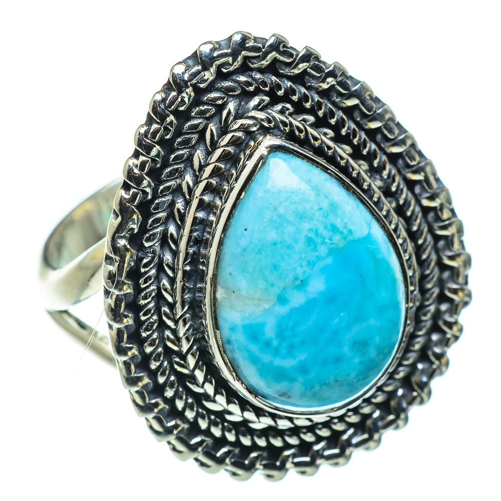 Larimar Rings handcrafted by Anasilvercos - RING47560