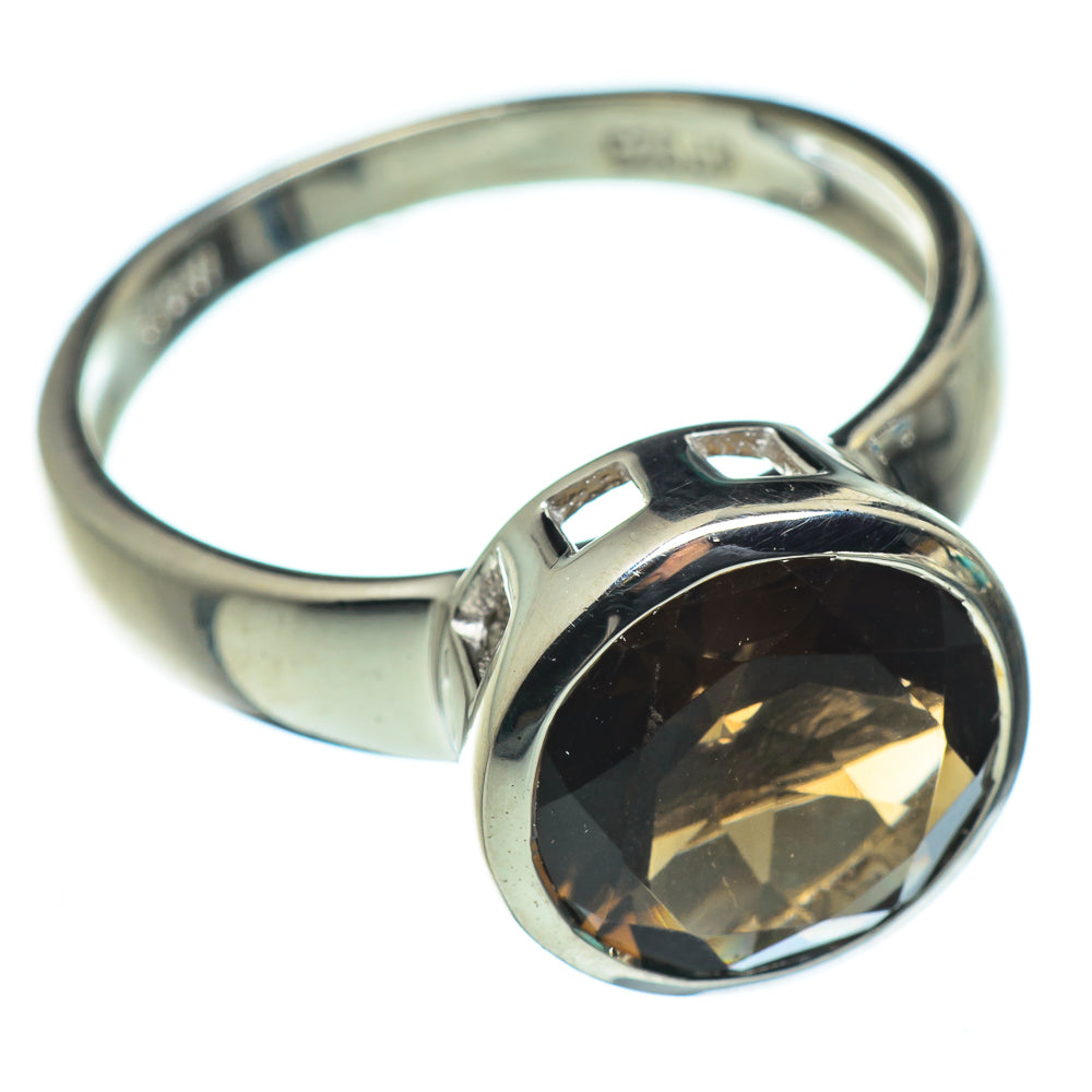 Smoky Quartz Rings handcrafted by Anasilvercos - RING47601