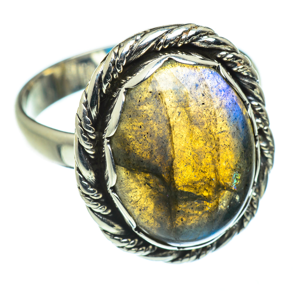 Labradorite Rings handcrafted by Anasilvercos - RING47620