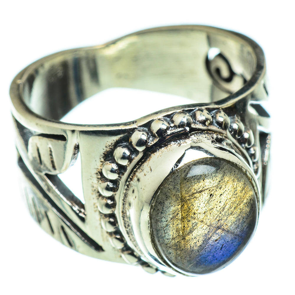 Labradorite Rings handcrafted by Anasilvercos - RING47623