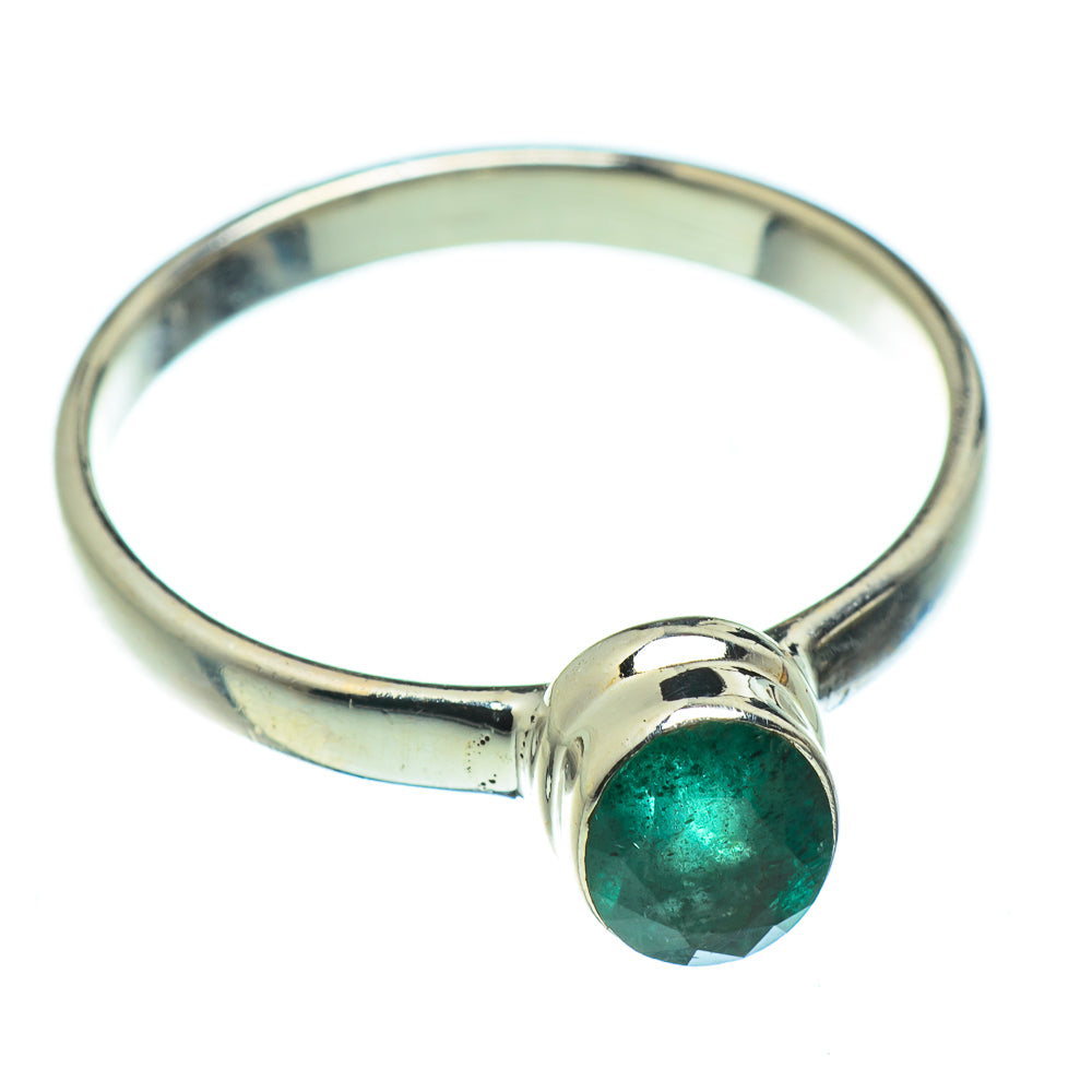 Zambian Emerald Rings handcrafted by Anasilvercos - RING47629