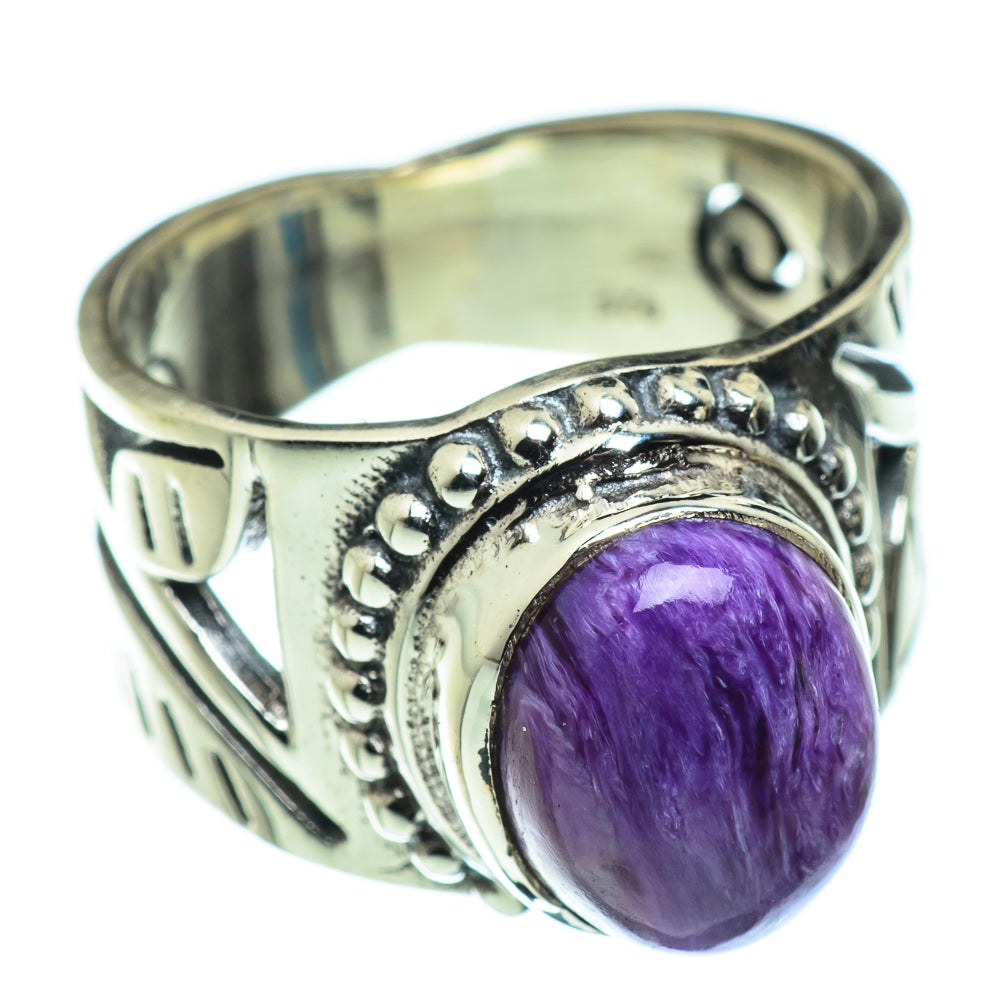 Charoite Rings handcrafted by Anasilvercos - RING47698