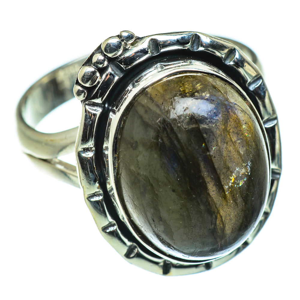 Labradorite Rings handcrafted by Anasilvercos - RING47705