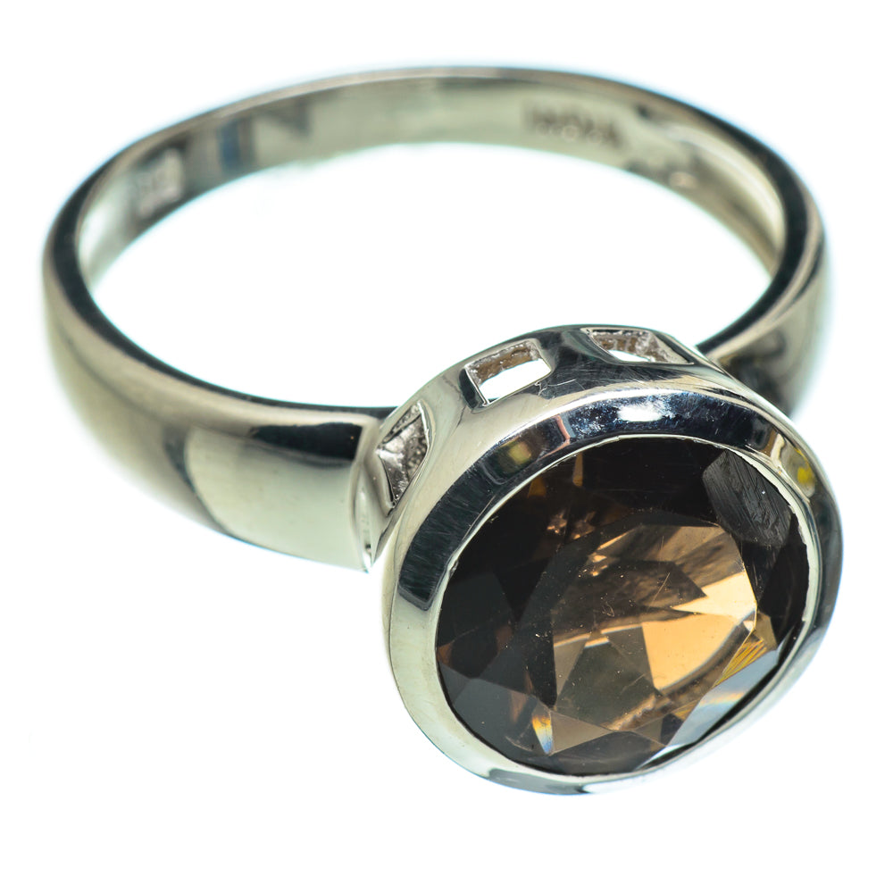 Smoky Quartz Rings handcrafted by Anasilvercos - RING47746