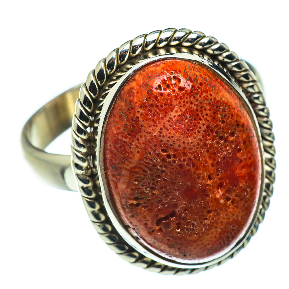 Sponge Coral Rings handcrafted by Anasilvercos - RING47749