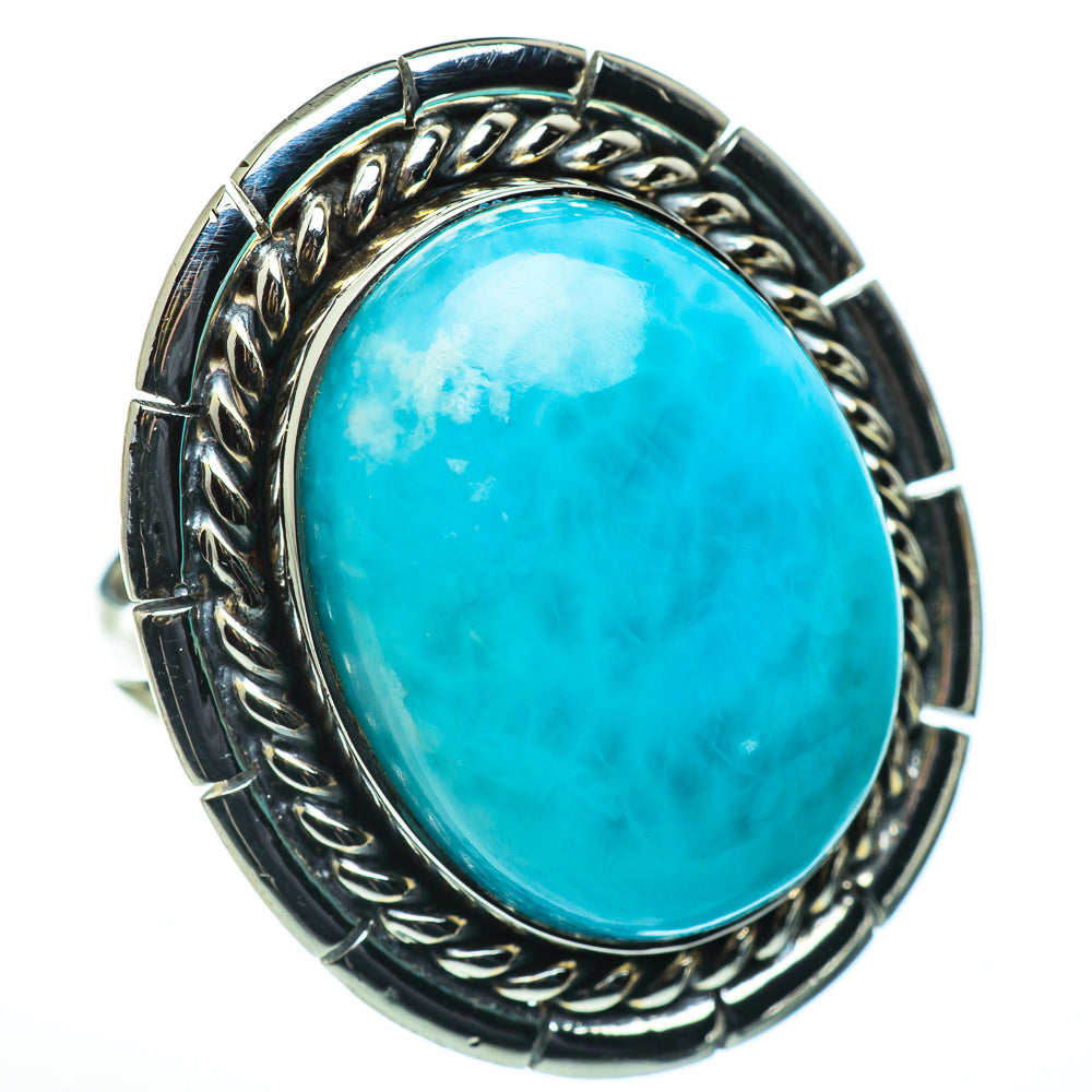 Larimar Rings handcrafted by Anasilvercos - RING47796