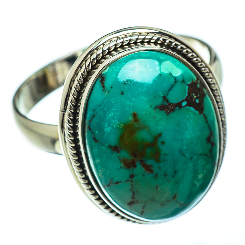 Tibetan Turquoise Rings handcrafted by Anasilvercos - RING47928