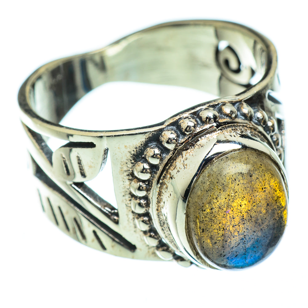 Labradorite Rings handcrafted by Anasilvercos - RING47956