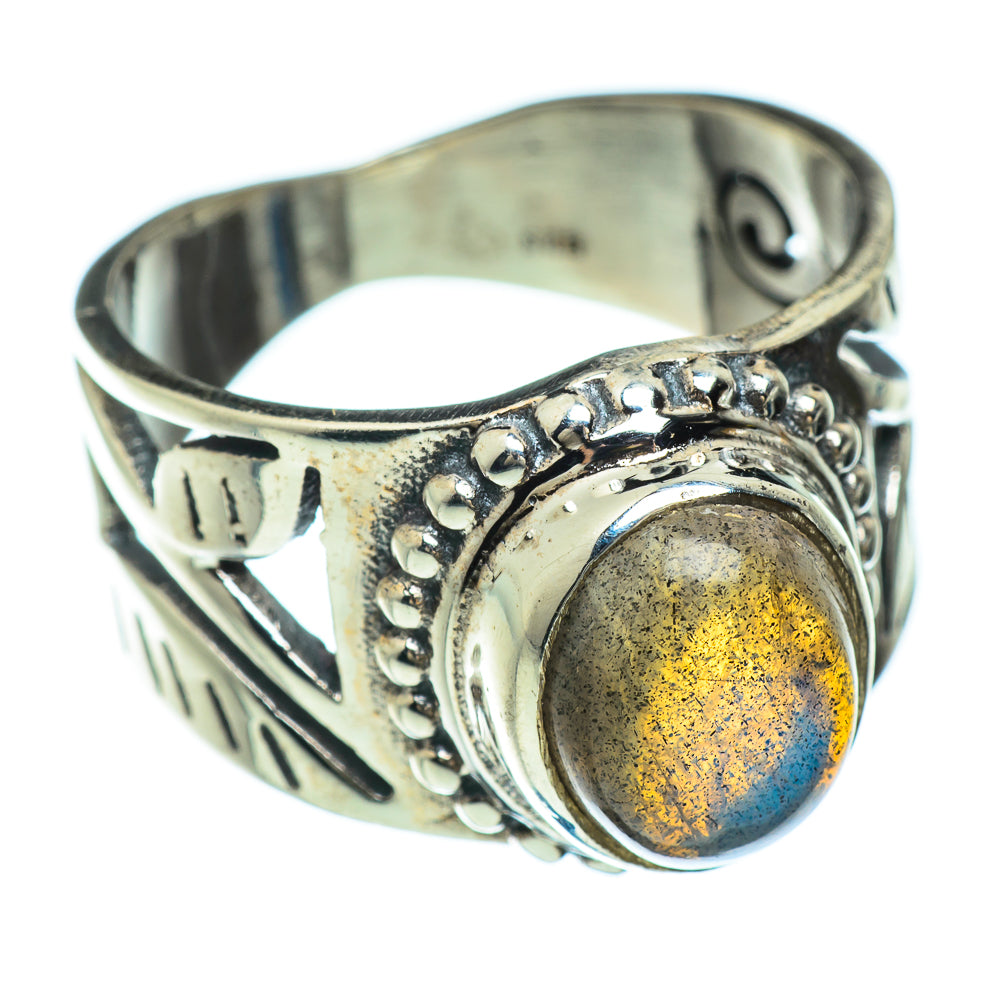 Labradorite Rings handcrafted by Anasilvercos - RING47989