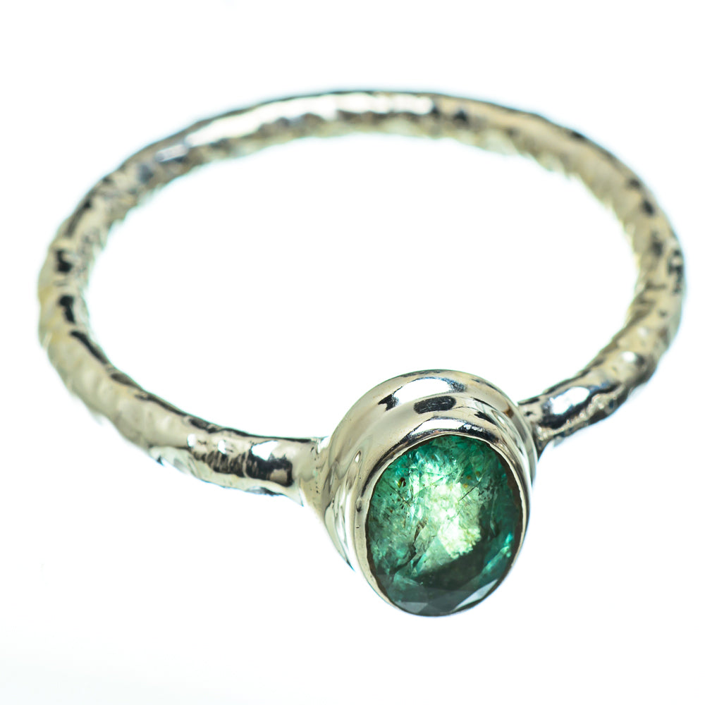 Zambian Emerald Rings handcrafted by Anasilvercos - RING47996