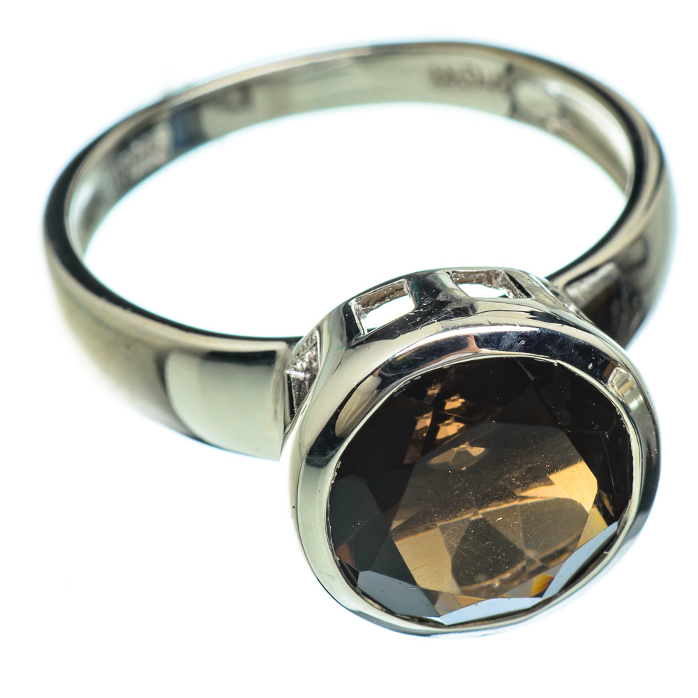 Smoky Quartz Rings handcrafted by Anasilvercos - RING47999