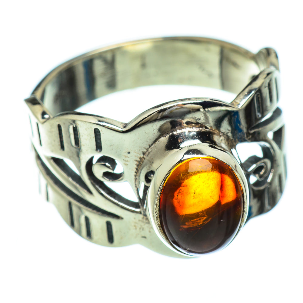 Baltic Amber Rings handcrafted by Anasilvercos - RING48038
