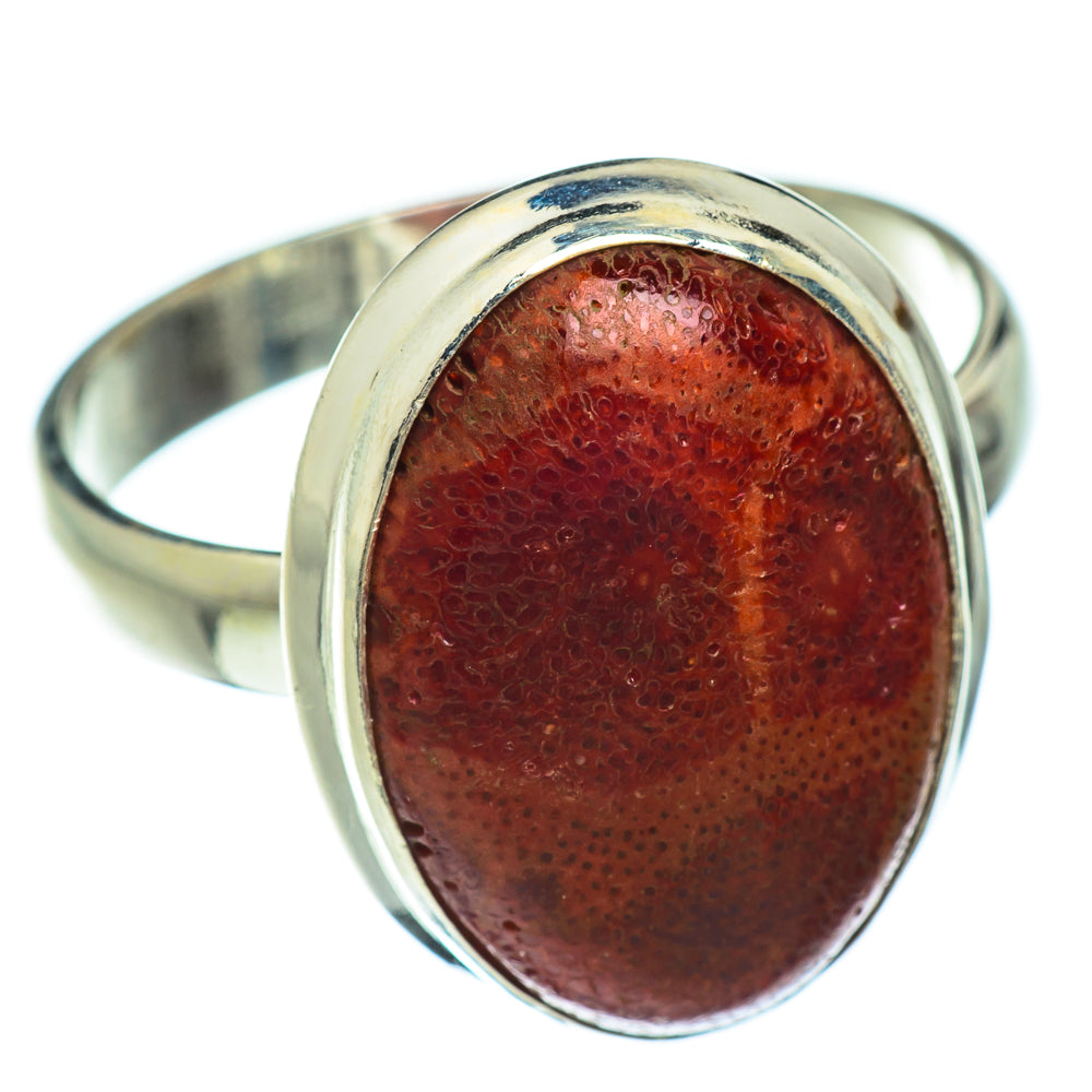 Sponge Coral Rings handcrafted by Anasilvercos - RING48039