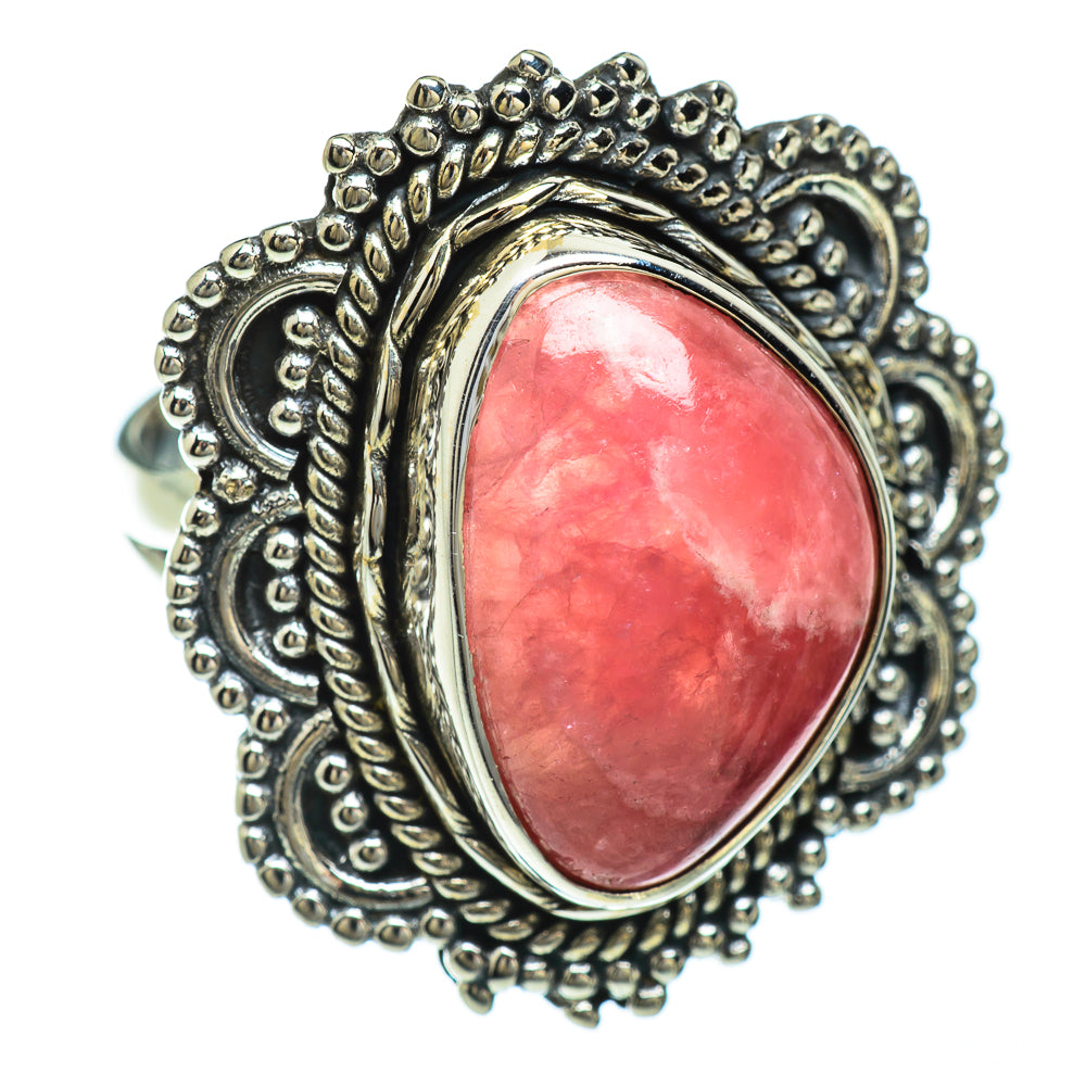 Rhodochrosite Rings handcrafted by Anasilvercos - RING48040