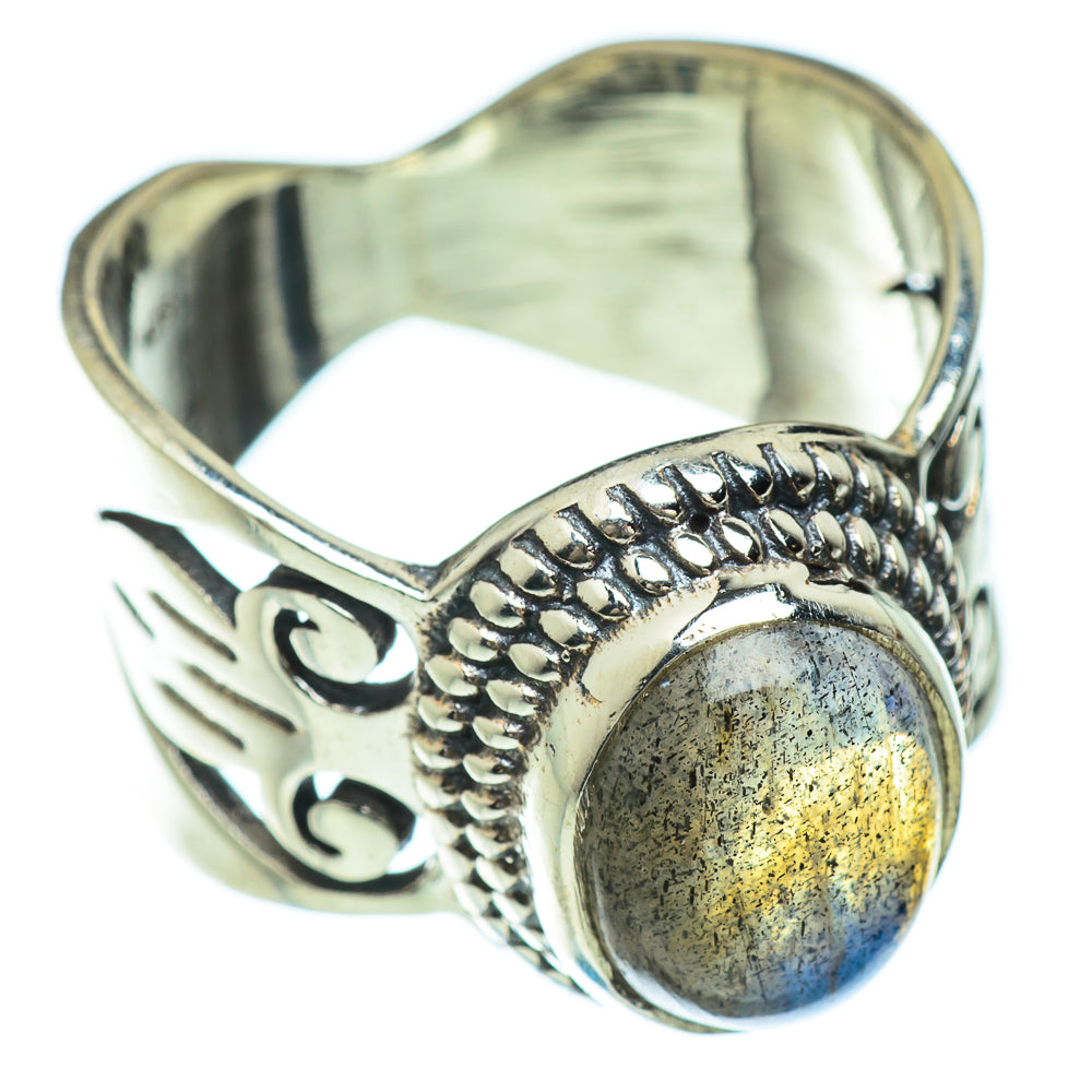 Labradorite Rings handcrafted by Anasilvercos - RING48061