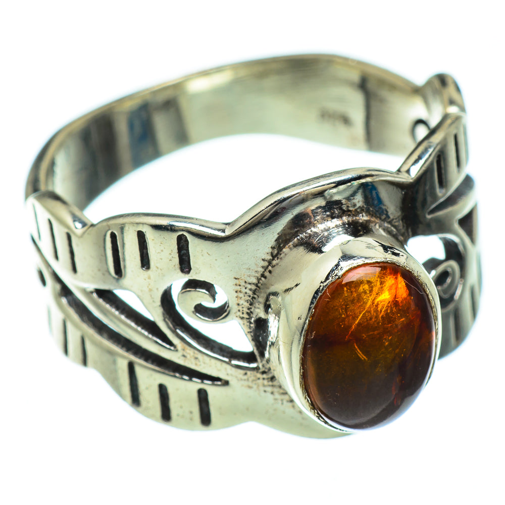 Baltic Amber Rings handcrafted by Anasilvercos - RING48071