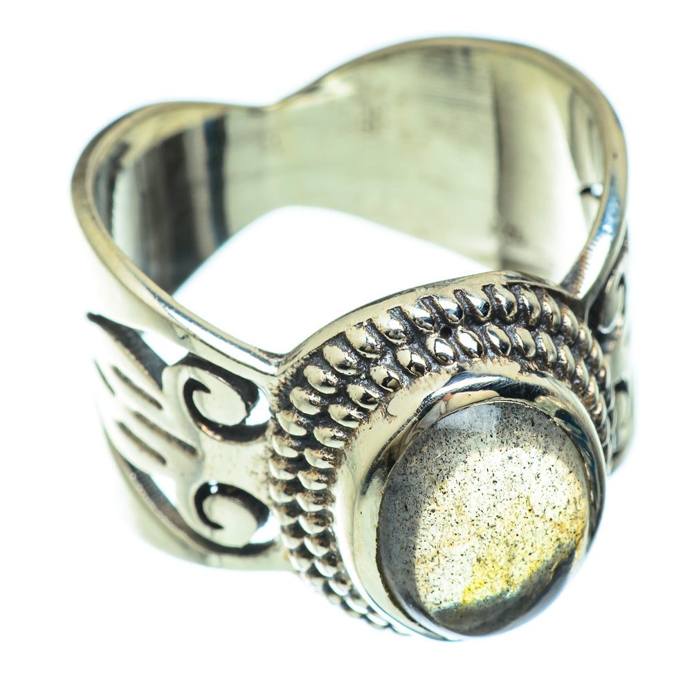 Labradorite Rings handcrafted by Anasilvercos - RING48086