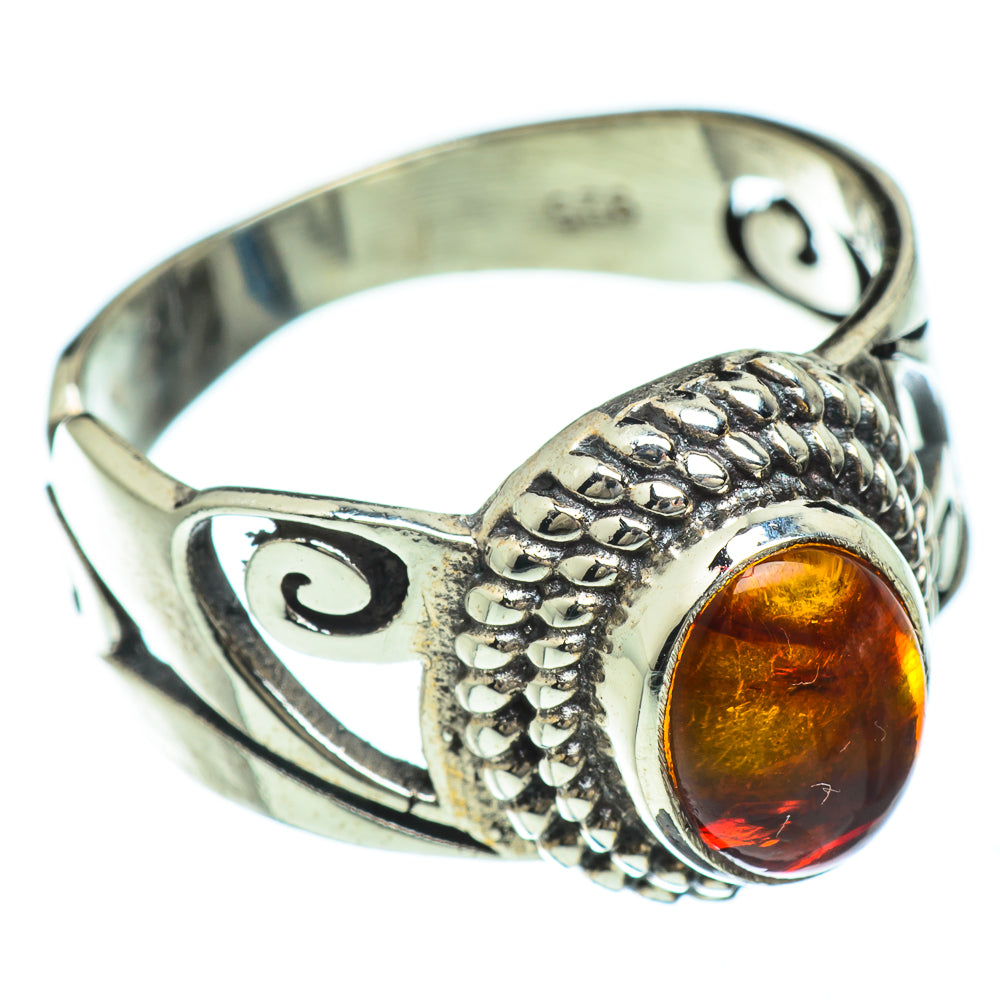 Baltic Amber Rings handcrafted by Anasilvercos - RING48098