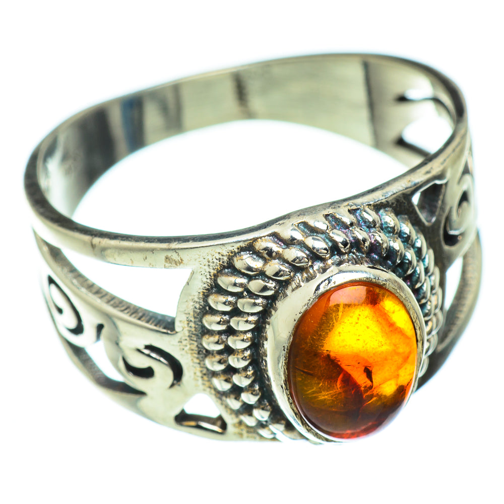 Baltic Amber Rings handcrafted by Anasilvercos - RING48129