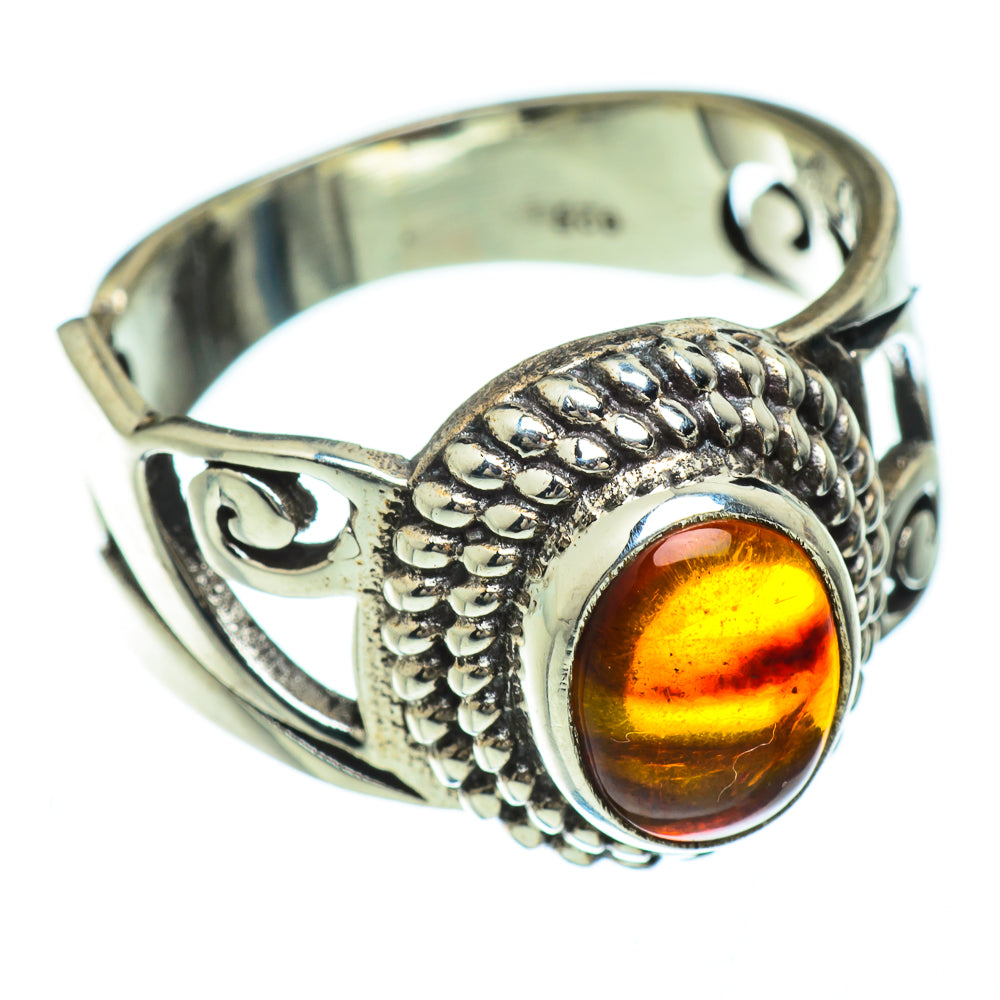 Baltic Amber Rings handcrafted by Anasilvercos - RING48158