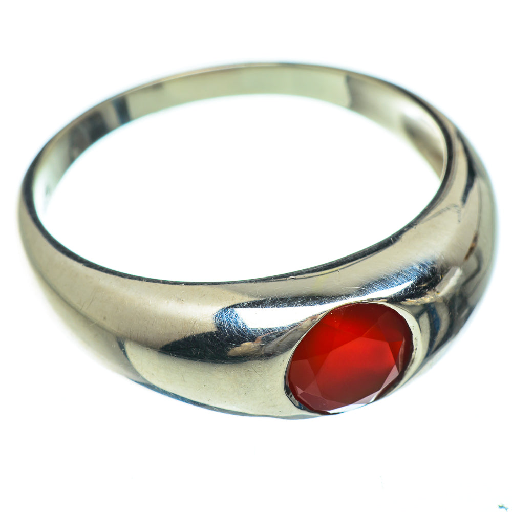 Red Onyx Rings handcrafted by Anasilvercos - RING48159