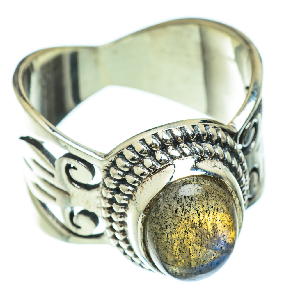 Labradorite Rings handcrafted by Anasilvercos - RING48176