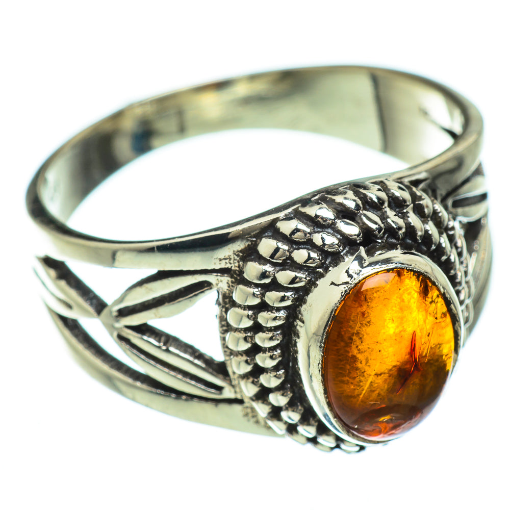 Baltic Amber Rings handcrafted by Anasilvercos - RING48186