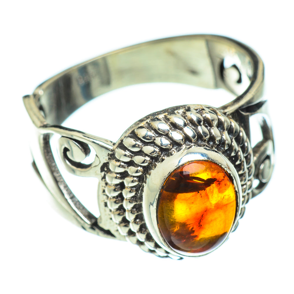 Baltic Amber Rings handcrafted by Anasilvercos - RING48235