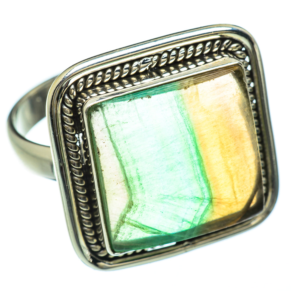 Fluorite Rings handcrafted by Anasilvercos - RING48244
