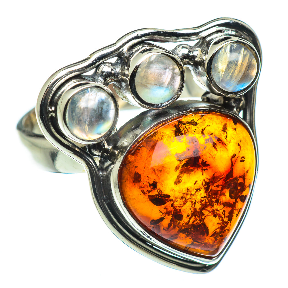 Baltic Amber Rings handcrafted by Anasilvercos - RING48337