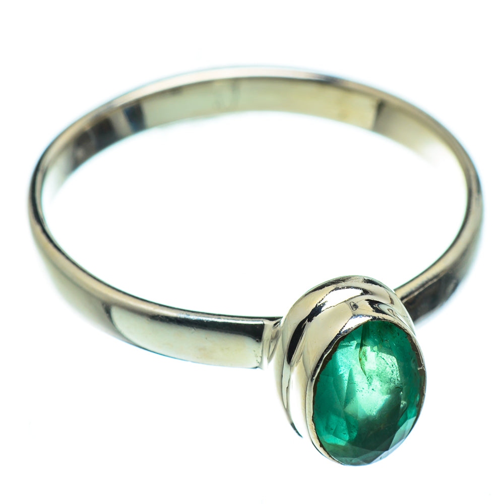 Zambian Emerald Rings handcrafted by Anasilvercos - RING48368