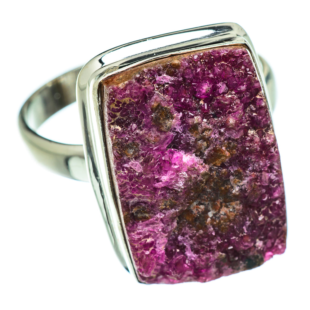 Cobalto Calcite Druzy Rings handcrafted by Anasilvercos - RING48375