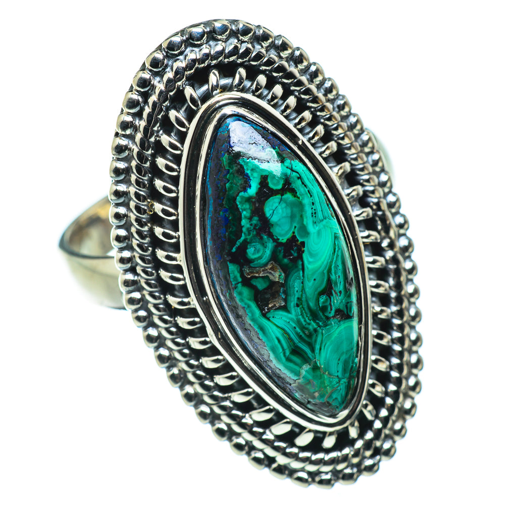 Chrysocolla Rings handcrafted by Anasilvercos - RING48401