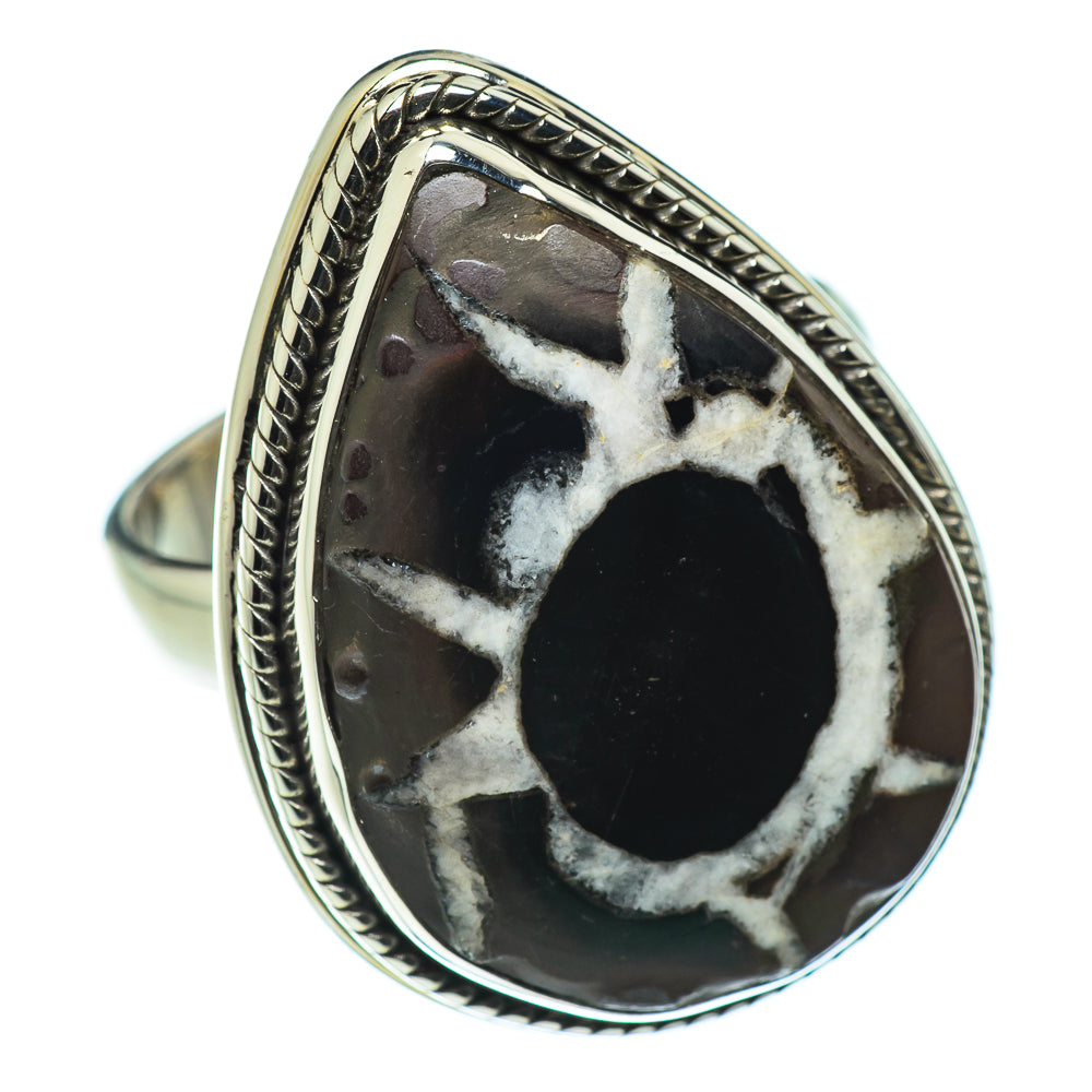 Septarian Nodule Rings handcrafted by Anasilvercos - RING48434