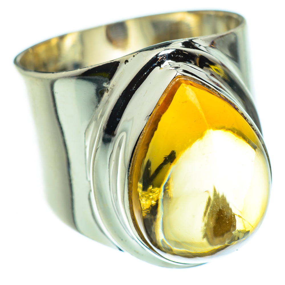 Citrine Rings handcrafted by Anasilvercos - RING48438