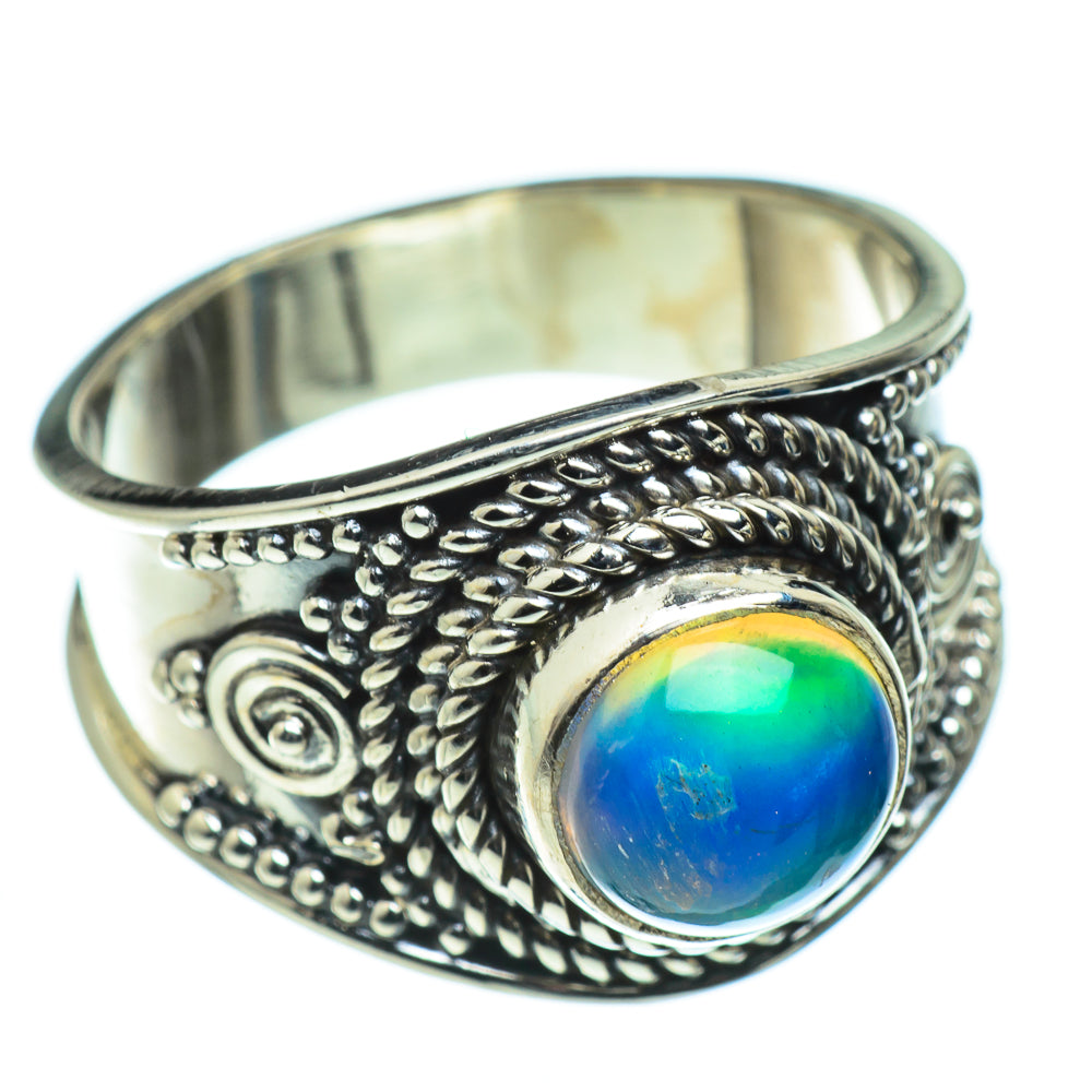 Ethiopian Opal Rings handcrafted by Anasilvercos - RING48448