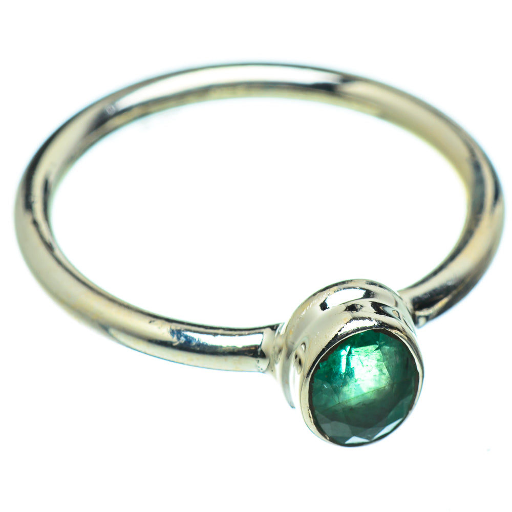 Zambian Emerald Rings handcrafted by Anasilvercos - RING48460