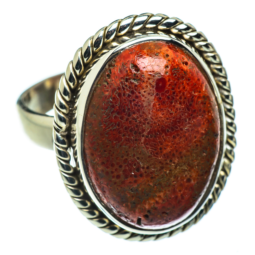 Sponge Coral Rings handcrafted by Anasilvercos - RING48465