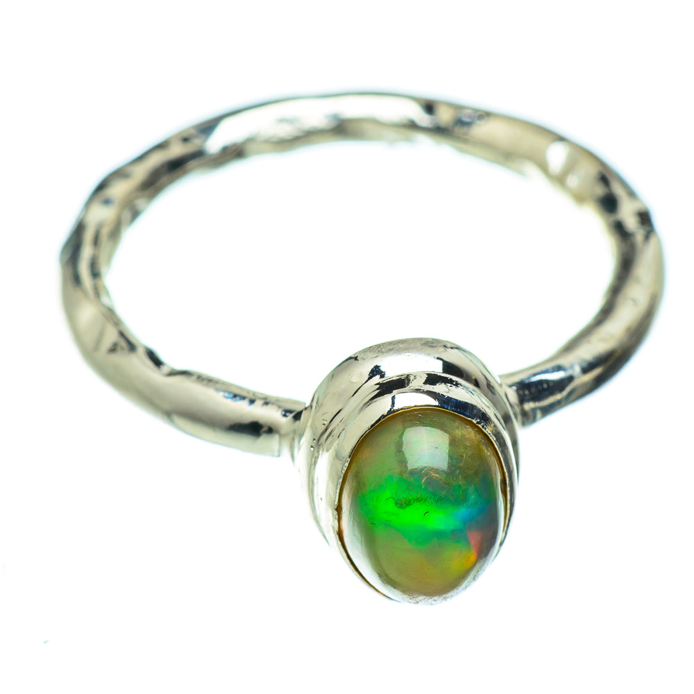 Ethiopian Opal Rings handcrafted by Anasilvercos - RING48479